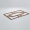 Ekena Millwork Medium Hastings Decorative Fretwork Wood Wall Panels, Hickory, 10 1/4"W x 15 3/8"H x 3/8"T WALW16X16X0375HASHI - alternate 6